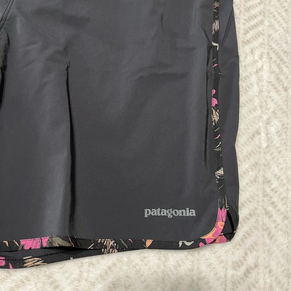 Patagonia Black and Pink Board Shorts Swimwear 38 - Picture 2 of 7